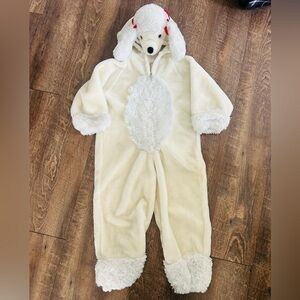 Rare plush poodle one-piece Costume